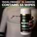 Gold BJJ Jiu Jitsu Wipes XL 45 Count Tea Tree Oil Face and Body Wipe - Cleansing Skin Defense for Martial Arts & Wrestling 1 - Buy Online on GoSupps.com