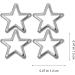 100 Pcs Five Claw Nail Jeans Brass Decor Star Shoes Rivets Leather Cloth Accessories Punk Shoes Bags Silverx2pcs 1.2X1.2CMx2pcs - Buy Online on GoSupps.com