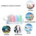 TSA Approved Travel Bottles 3.4 oz - BPA Free Silicone Squeeze Containers (4 Pack) - Refillable Toiletry Accessories with Labels - Travel Size Shampoo, Lotion, Cosmetic & Conditioner Bottles - Buy Online on GoSupps.com