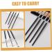 DRESSOOS 4pcs Eyeliner Brush Eye Makeup Tool Eye Liner Brush for Makeup Wooden Handle - Buy Online on GoSupps.com