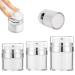 3Pcs Airless Pump Bottle Dispenser Container Airtight Containers Bottle Refillable Empty Bottles Moisturiser Pump Dispensertravel Bottles for Toiletries for Lotions Creams Makeup