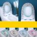 4 Pcs Soft Toilet Seat Cover Pad - O Type Warmer, Stretchable & Washable Cloth - Double Color - Buy Online on GoSupps.com