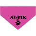 Shop Personalized Pink Dog Hooker - Unique Designs for Collars & Neck Ties - Triangle Pet Accessory - Buy Online on GoSupps.com