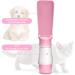 Portable Dog Water Bottle for Travel - Foldable Pet Dispenser with Food Container | Durable & Leak-Proof - Pink - Buy Online on GoSupps.com