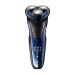 Electric Shaver for Men Wet and Dry Waterproof Electric Razor Cordless Rechargeable Rotary Shaver Razor for Men with Pop-up Trimmer(Blue)