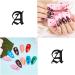 10 Sheets Letter Nail Stickers Alphabet Nail Art Stickers Letter Nail Art Stickers Old English Alphabet Nail Decals for Home DIY Nail Decoration 5 Colors - Buy Online on GoSupps.com
