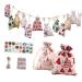 FELTECHELECTR Portable Bags 1 Set Christmas Bag Storage Bags Holiday Pouch Christmas Candy Bags Portable Container