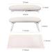 Subay Nail Arm Rest - Foldable PU Leather Cushion for Acrylic Nails | Nail Art Accessories for Salon & Home Use - Light Gray - Buy Online on GoSupps.com
