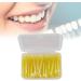 60-Part Interdental Brush Set | Slim & Comfortable Orthodontic Care for Adults & Kids - Yellow - Buy Online on GoSupps.com