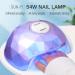 54W Nail Dryer For Gel And Regular Polish Nail Dryer Curing Lamp Uv Led Nail Lamp UV Light For Nails Fast Drying Uv Light For Nails Professional Automatic Purple - Buy Online on GoSupps.com