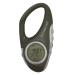 Quata Electronic Altimeter Carabiner Altimeter Handheld Thermometer Outdoor Fishing Weather Forecast Mode Meter Outdoor Gadget, Black grey