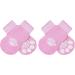 Buy Auauy Indoor Anti-Slip Socks for Dogs & Cats Silicone Gel Paw Protection & Traction | Small-Medium (Pink M) - Buy Online on GoSupps.com