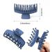 Vsiopy 3.5 Inch Large Hair Clip 6 Pack for Thick Curly Hair - Non Slip Claw Clips in Brown, Black, Blue - Matte Strong Hold Rectangle & Double Row Hair Jaw Clips - C Series - Buy Online on GoSupps.com