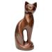 Pet Urn Cat Figurine Memorial Cremation Urn for Ashes Dark Brown Cat Shape Cremation Urns