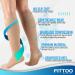 FITTOO Plus Size Compression Socks for Men & Women | 20-30mmHg Graduated Support for Shin Splints Varicose Veins & Calf Pain Relief | Closed Toe Wheat 3X-Large - Buy Online on GoSupps.com