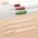 50pc Clear Fan-shaped Nail Art Swatches Sticks for Practice and Display - Keilend - Buy Online on GoSupps.com