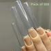 Pack of 500 Artificial Nail Tips French Acrylic Style UV Gel Fake Nail Full Cover Artificial Fingernails Tip Fake Art Nails Suitable for Both Beginners & Experienced Nail Artists Clear - Buy Online on GoSupps.com
