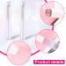 2pcs Silicone Lip Brushes with Storage Box - Portable Reusable Makeup Applicators for Lipstick Lip Balm & Gloss - Soft Angled Head - White - Buy Online on GoSupps.com