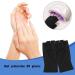 PLABBDPL UV Shield Glove Nail Care Gloves UV Protection Gloves Manicure Gloves UV Shield Gloves for Nail Polish Nail Art Dryer Black - Buy Online on GoSupps.com