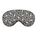 Black White Lace Sleeping Mask Soft Comfortable Eye Mask with Adjustable Head Strap Light Blindfolds Eye Cover Shade for Boys Girls Women Men Plane Travel