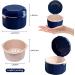 DIDATOOL Denture Cup Denture Bath Denture Cups for Soaking Dentures Denture Case with Lid Denture Bath with Rinsing Basket Easy to Carry and Clean Retainer Case Denture Cleaning kit (Navy Blue) Round Navy Blue - Buy Online on GoSupps.com