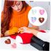 Ipetboom 4sets Nail Practice Holder Resin Heart Nail Art Display Acrylic Nail Crystal Nail Stand Resin False Tip Display Stand Nails Tip Holder Magnetic Nails Fake Manicure Tools Love - Buy Online on GoSupps.com