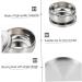 Angoily Stainless Steel Razor Shell Foam Bowl - Travel Shaving Accessory for Men | Practical Razor Container | 11x5.5cm - Buy Online on GoSupps.com