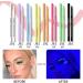 INTEROOKIE Colorful UV Fluorescent Gel Eyeliner Pen Waterproof Oil-Resistant Non-Staining Beauty Makeup with Pearlescent Eyeliner Pen (J97) - Buy Online on GoSupps.com