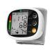 Wrist Blood Pressure Monitor Rechargeable Blood Pressure Machine with 2x99 Sets of Memory Large LCD Voice Broadcast for Home Use BP Machine, Adjustable 57.7in Wrist Circumference, Black+White