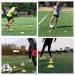 ANSLYQA Set of 50 Soccer Cones with Carry Bag - Agility Training Discs for Football, Basketball & Sports Field Markers (5 Colors) - Buy Online on GoSupps.com