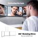 Eastdone LED Trifold Mirror for Self Hair Cutting and Makeup - 360 Vanity Mirror with Lights, Barber Supplies, Black - Buy Online on GoSupps.com
