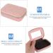 CALLARON Lipstick Case with Mirror - Pink Lipstick Organizer Bag & Travel Holder for Women | Stylish Makeup Storage - Buy Online on GoSupps.com