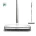 IZSOHHOME Floor Scrub Brush with Long Handle for Cleaning Tile Kitchen Bathroom Patio Wall and Deck.Adjustable Stainless Steel Long Handle-46.5" White