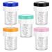SIBBA 5 pieces manual contact lens cleaner contact lens container portable rotation manual contact lens cleaning tank for daily use