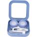 Angrek Mini Contact Lens Container Set - Portable Purple Storage Box with Complete Accessories - Stylish & Compact Design - Buy Online on GoSupps.com