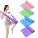 4-set fitness straps gymnastics band Lang 2m resistance tapes with 4 strength thermal band Resistance Band for Sport Fitness Yoga Pilates for men and women