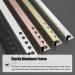 Doorway Floor Transition Strip Lightweight L Shape Carpet/Floor Edge Trim for Kitchen Bedroom Bathroom 35in/ 39in/ 47in / 51in/ 57in Long (Color : Rose Gold Size : 120cm/47.2in) Rose Gold 120cm/47.2in - Buy Online on GoSupps.com