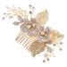 Beaupretty Bride Wedding Comb Headpiece Prom Hair Accessory Women Decorative Hair Comb