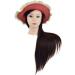 MMZ Mannequin Head 28 Inches Long Hair Styling Training Head Manikin Cosmetology Doll Head Synthetic Fiber Hair with Free Table Clamp 04 - Buy Online on GoSupps.com