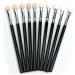 Banstore 10Pcs Makeup Double-end Eye Shadow Eyeliner Brush Sponge Applicator Tool - Buy Online on GoSupps.com