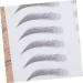 Housoutil 2pcs 3d Eyebrow Stickers Hair- Waterproof Eyebrow Beauty Tools Artificial Eyebrow Make up Set 6d - Buy Online on GoSupps.com