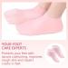 LNQ LUNIQI 1 Pair Silicone Socks Feet Moisturising Socks Callus Socks Anti Cracked Feet Gel Socks Moisturising for Callus Removal Spa Foot Care Foot Mask Pink - Buy Online on GoSupps.com