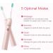 Apiyoo P7 Rechargeable Sonic Electric Toothbrush | 5 Brushing Modes & 2 Min Timer | IPX7 Waterproof | for Adults (White) - Buy Online on GoSupps.com