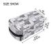 Mnsruu Gray Cat Print Cosmetic Bag - Portable Storage Gift for Women & Girls | Shop Now! - Buy Online on GoSupps.com