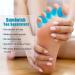 Toe Separators & Gel Spacers - Bunion Corrector & Hammer Toe Straighteners - 2 Pairs | Comfortable Foot Relief - Buy Online on GoSupps.com