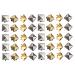 Lurrose Rapid Rivet Studs 1200 Pcs Metal Four Claw Rivets DIY Crafts Rivets for Leather Work Rivets Supply Products Self Made 0.5X0.5CMx3pcs As Shownx3pcs