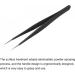 uxcell Non-magnetic Straight Tip Tweezer Set - Anti-static Stainless Steel Precision Tweezers for Eyelash Extensions - 2Pcs 135x10mm Black - Buy Online on GoSupps.com