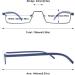 Shop Magimodac Blue Light Filter Reading Glasses - Ultra-Light TR90 Frame for Men & Women 1.5 Diopters Includes Glasses Case - Buy Online on GoSupps.com