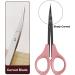 EMILYSTORES 4 Curved Craft Scissors for Eyebrow & Eyelash Extensions - Stainless Steel - Buy Online on GoSupps.com