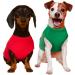 Funny Dwarf Prints Dog Christmas Shirt | 2-Pack Green & Red Puppy Tank Tops for Holiday Parties - Buy Online on GoSupps.com